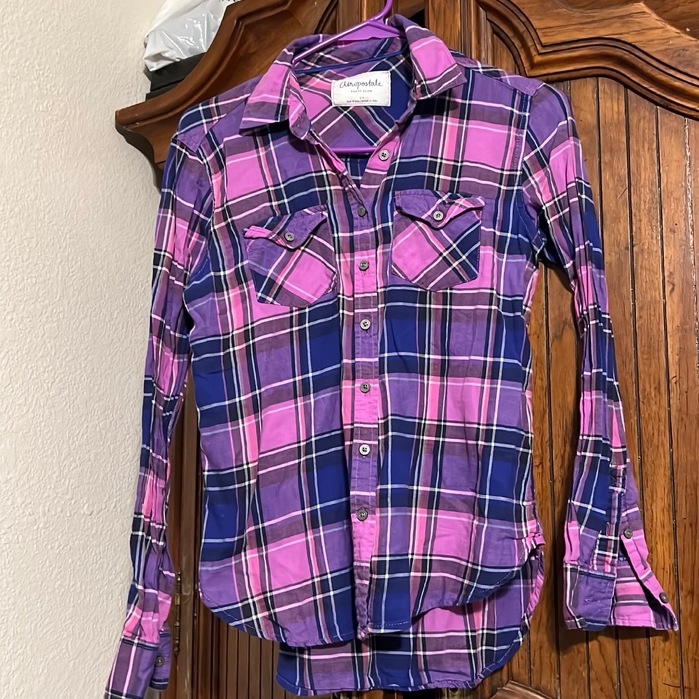Aeropostale plaid shirt long sleeve